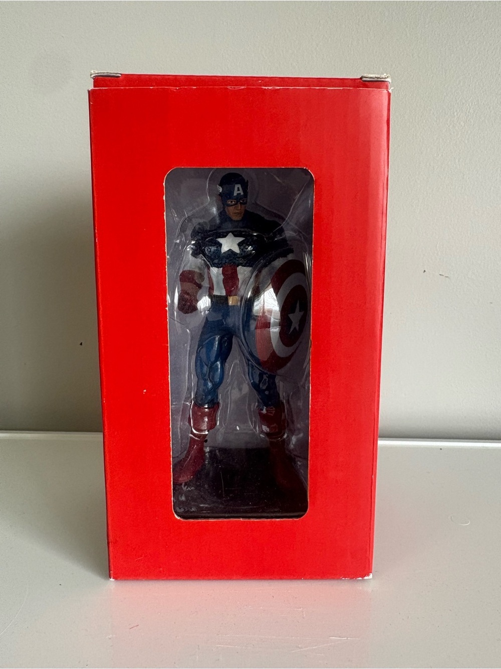 Captain America Action Figure in Red Box